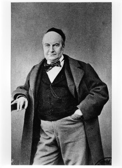 Portrait of Charles Augustin Sainte-Beuve by French Photographer